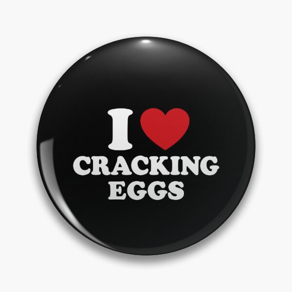Item preview, I Love Cracking Eggs I Heart Cracking Eggs designed and sold by LOUP-SOLI.