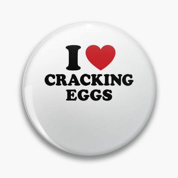 Item preview, I Love Cracking Eggs I Heart Cracking Eggs designed and sold by LOUP-SOLI.