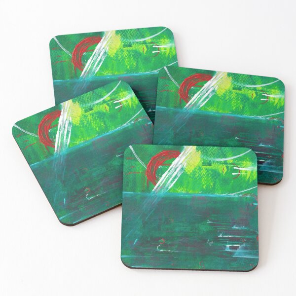 Item preview, Atmospheric in Green II designed and sold by ShonaCallumArt.