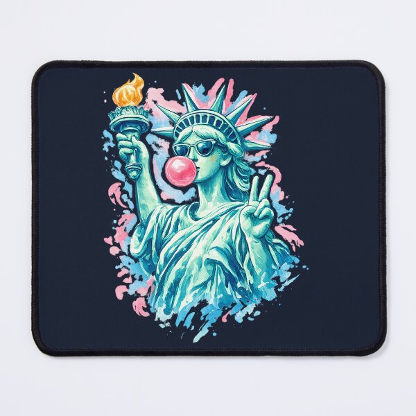 Item preview, Cool Statue of Liberty Sunglasses Bubblegum Fourth of July designed and sold by tarzbol.