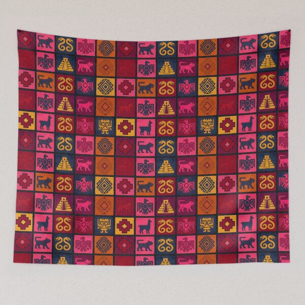 Item preview, Precolumbian Symbols Ancient Totem Inca Aesthetic designed and sold by SplashTastic.
