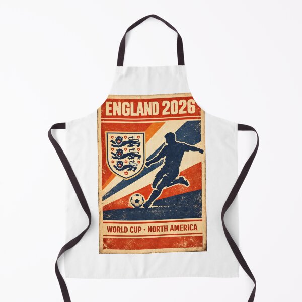 Item preview, England 2026 – Retro World Cup Matchday Poster designed and sold by WhisperFrame.