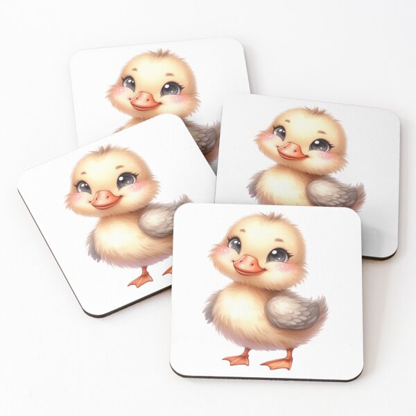 Item preview, Cute Baby Duckling Whimsical Pixar Style Illustration designed and sold by LunaPixelStudio.