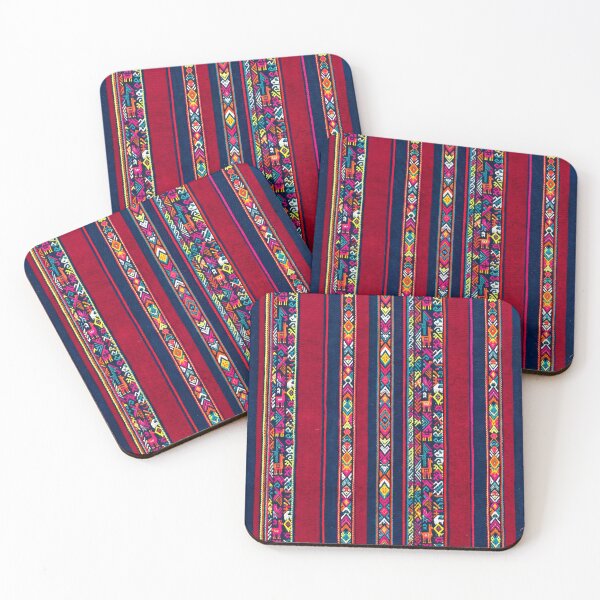 Item preview, Peruvian Stripes Traditional Blanket Indigenous Weave designed and sold by SplashTastic.