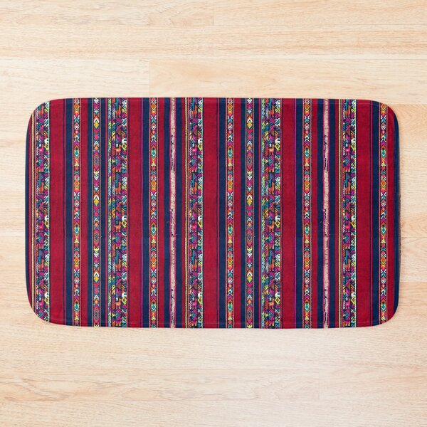 Item preview, Peruvian Stripes Traditional Blanket Indigenous Weave designed and sold by SplashTastic.