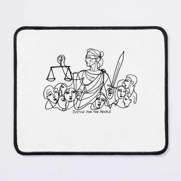Item preview, People Justice | "Democracy and justice" designed and sold by YOU SHOP NOW.