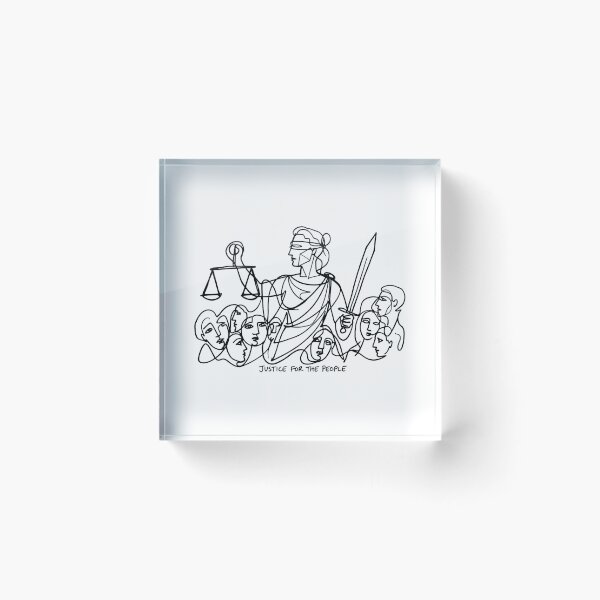 Item preview, People Justice | "Democracy and justice" designed and sold by YOU SHOP NOW.