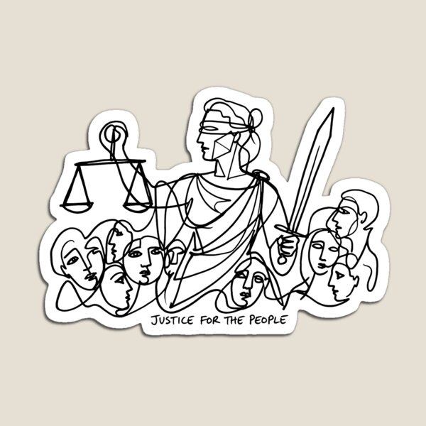 Item preview, People Justice | "Democracy and justice" designed and sold by YOU SHOP NOW.