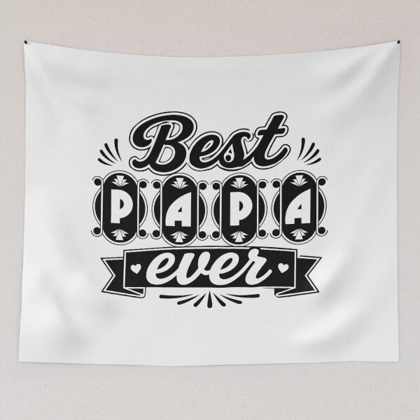 Item preview, Best Papa Ever Father's Day Typography Design designed and sold by DavidTeeStudio.