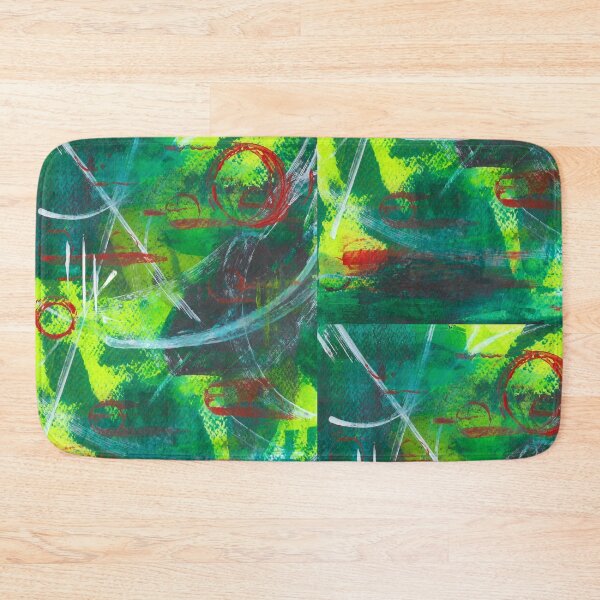 Item preview, Atmospheric in Green III designed and sold by ShonaCallumArt.