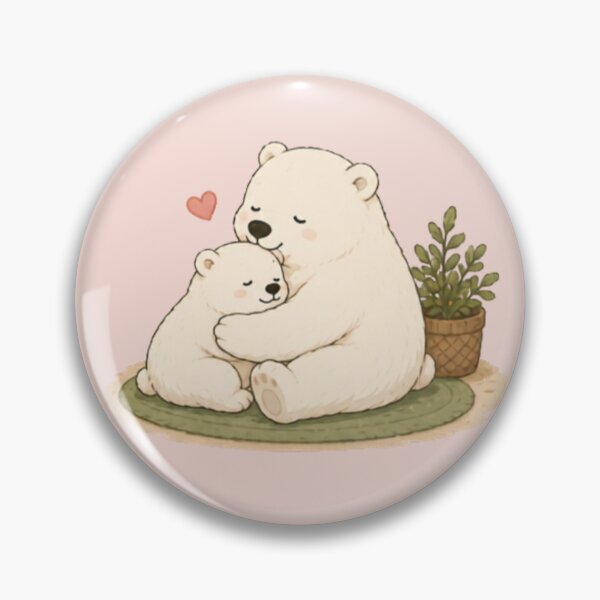 Item preview, Cute Polar Bear Love designed and sold by MellowMunchkins.