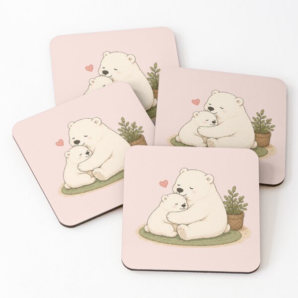 Item preview, Cute Polar Bear Love designed and sold by MellowMunchkins.