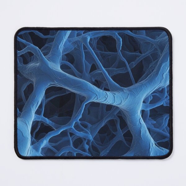 Item preview, Microscopic Blue Neuron Network Organic Pattern designed and sold by LYAN-STORE.