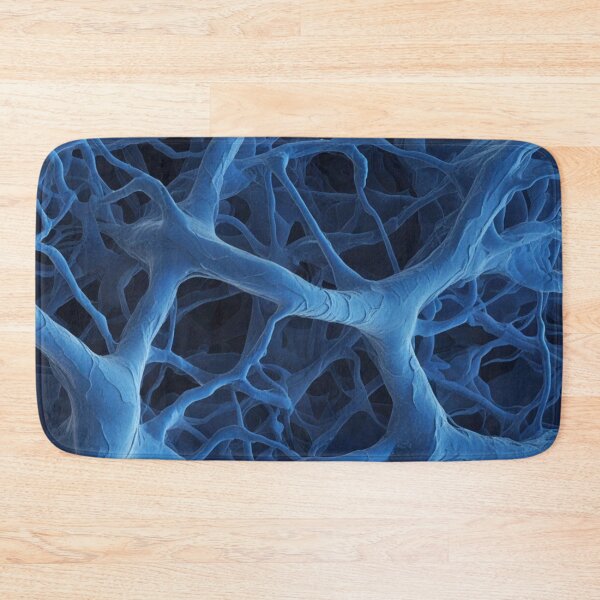 Item preview, Microscopic Blue Neuron Network Organic Pattern designed and sold by LYAN-STORE.
