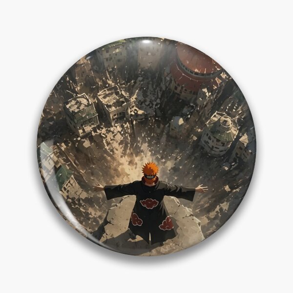 Item preview, Pain Akatsuki Almighty Push – Shinra Tensei Destroying Konoha Epic Anime Poster designed and sold by Dyan4.