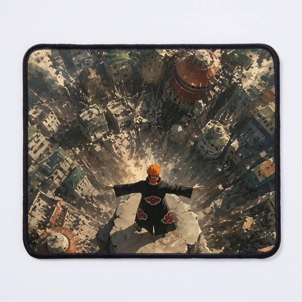 Item preview, Pain Akatsuki Almighty Push – Shinra Tensei Destroying Konoha Epic Anime Poster designed and sold by Dyan4.
