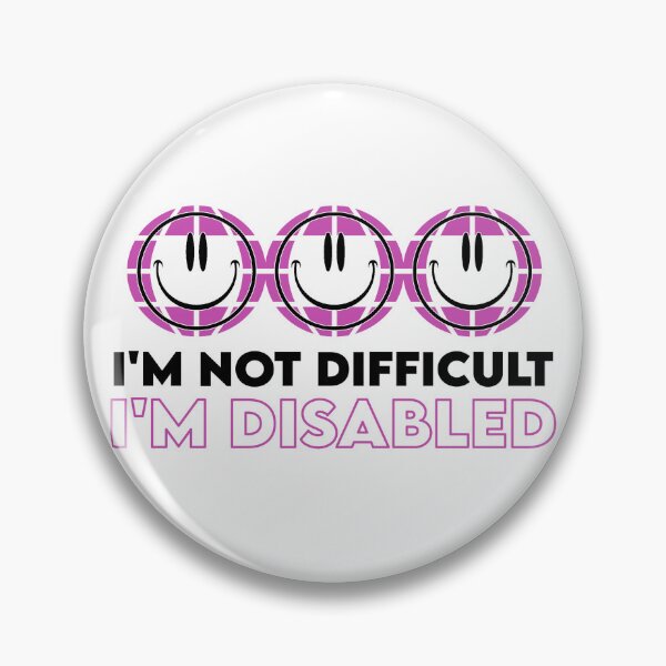 Item preview, Disabled, Not Difficult designed and sold by ThisNThatCrafts.