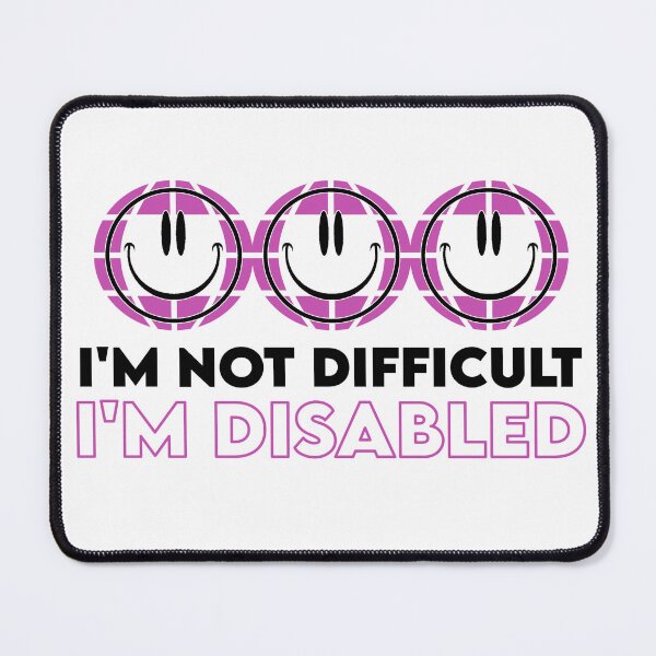 Item preview, Disabled, Not Difficult designed and sold by ThisNThatCrafts.