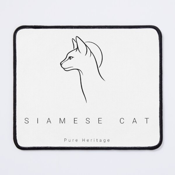 Item preview, : Minimalist Heritage Siamese Cat designed and sold by tineldesign.