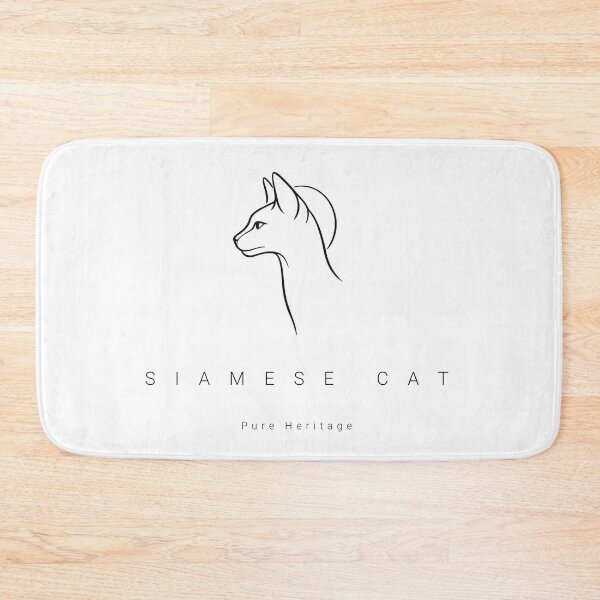Item preview, : Minimalist Heritage Siamese Cat designed and sold by tineldesign.