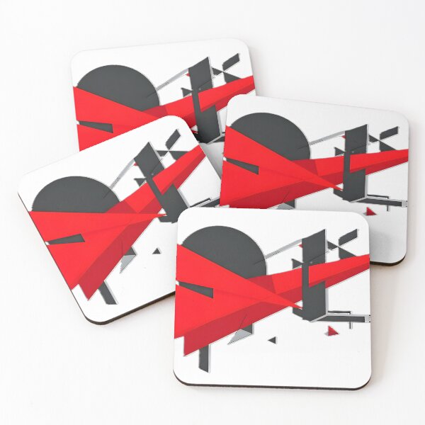 Item preview, El Lissitzky Proun Composition Abstract Geometric Art designed and sold by GreatPeopleMind.