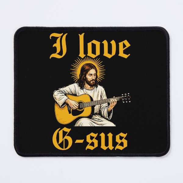 Item preview, Jesus I Love G-Sus Guitar designed and sold by LOUP-SOLI.