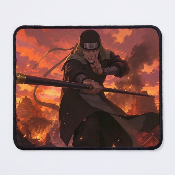 Item preview, Hiruzen Sarutobi The Third Hokage – Legendary Shinobi Fire Battle Anime Poster designed and sold by Dyan4.