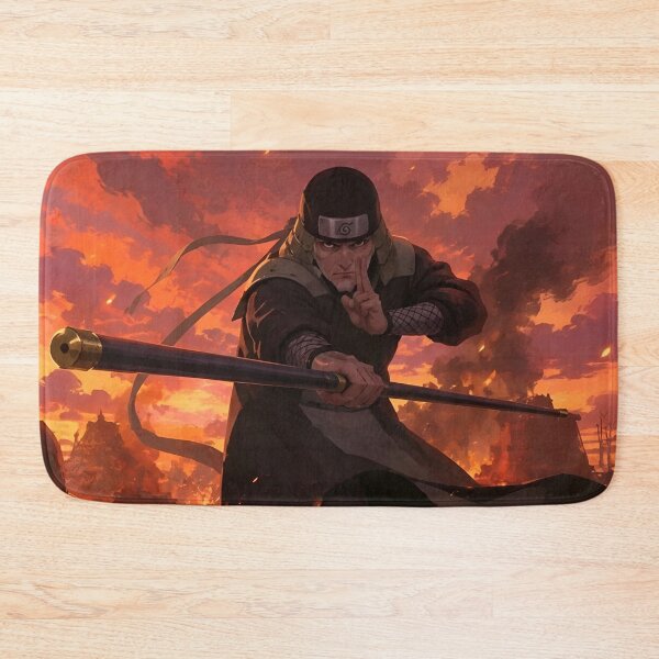 Item preview, Hiruzen Sarutobi The Third Hokage – Legendary Shinobi Fire Battle Anime Poster designed and sold by Dyan4.