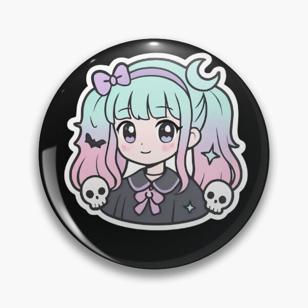 Item preview, manga kawaii pastel goth girl designed and sold by ELdante.