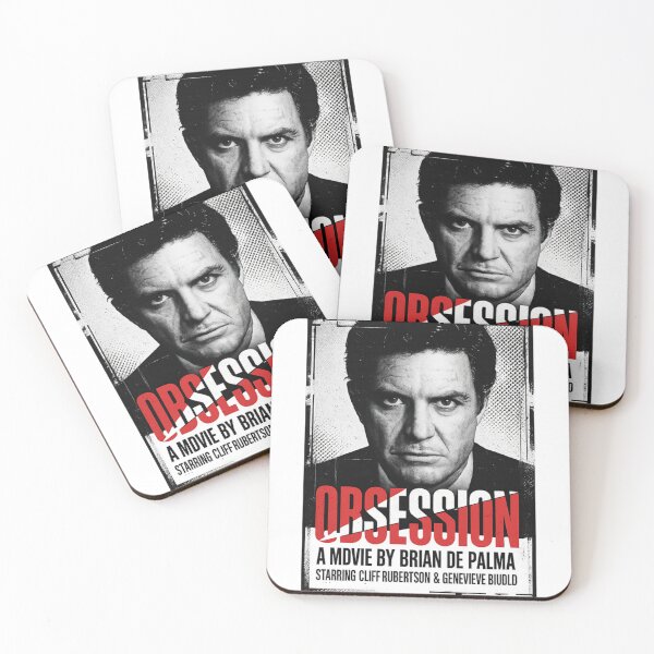 Item preview, Obsession Vintage Movie Poster | Retro Thriller Film Art | Distressed Black & White Design designed and sold by arifali786.