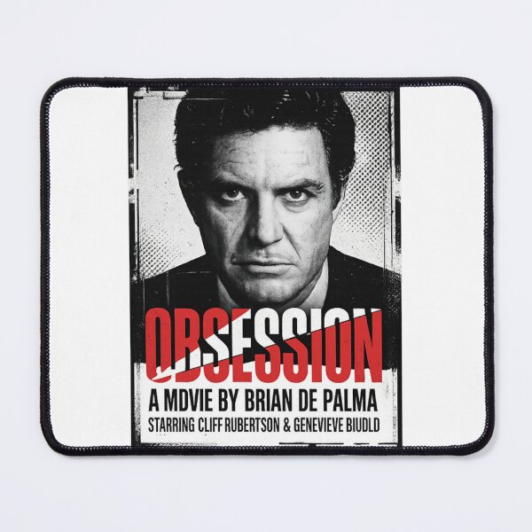 Item preview, Obsession Vintage Movie Poster | Retro Thriller Film Art | Distressed Black & White Design designed and sold by arifali786.