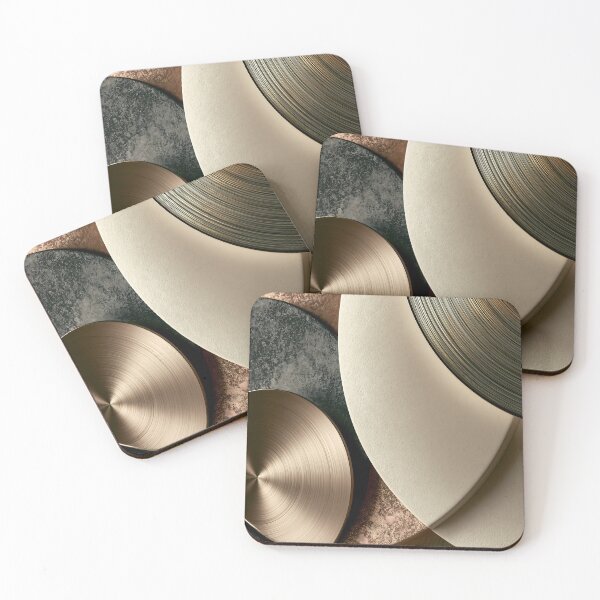 Item preview, Luxurious Geometric Metal Abstraction designed and sold by CosmicGlyph.