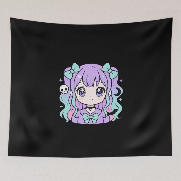 Item preview, manga kawaii pastel goth girl designed and sold by ELdante.