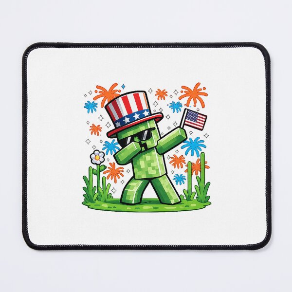 Item preview, 4th of july gamer pixel us flag gaming patriotic boys kids designed and sold by cass-vale-lab.