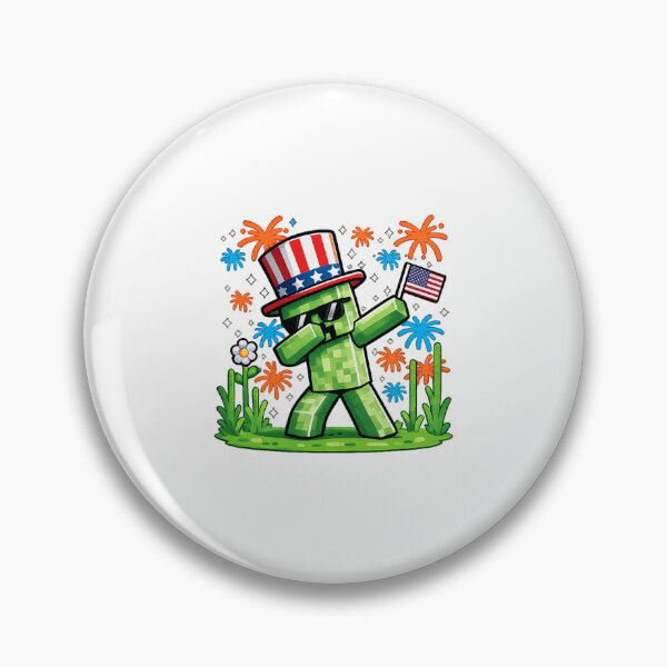 Item preview, 4th of july gamer pixel us flag gaming patriotic boys kids designed and sold by cass-vale-lab.