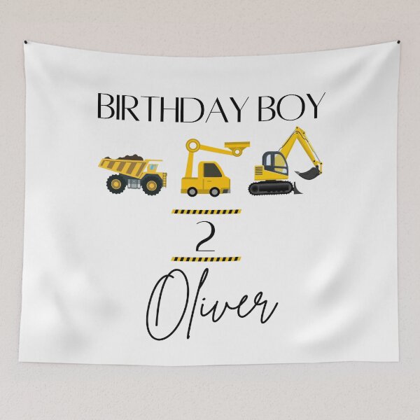 Item preview, Birthday Boy Construction Dump Truck designed and sold by Green Cart.