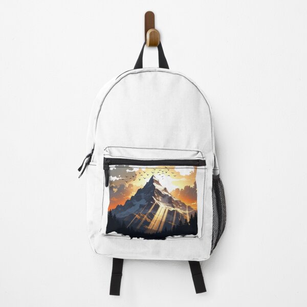 Item preview, Majestic Mountain Sunrise God Rays Nature Landscape  designed and sold by NatureHarmony16.