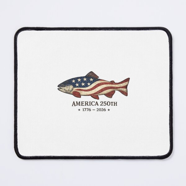 Item preview, 250 America Years 1776 2026 Fishing USA Flag 250th Birthday designed and sold by cass-vale-lab.