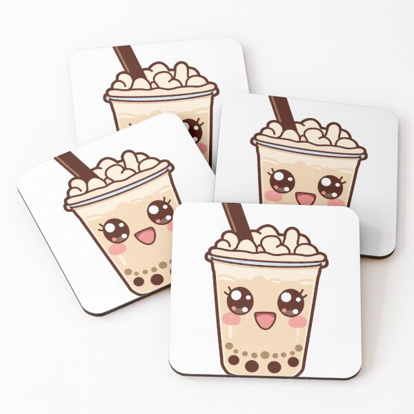 Item preview, Cute Kawaii Boba Milk Tea Chibi Anime Sticker designed and sold by ZaanaDesign.