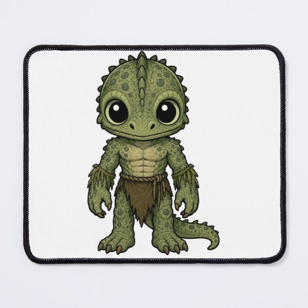 Item preview, Lizard Man of Scape Ore Swamp Cryptid Mascot Design designed and sold by The Dark Files.