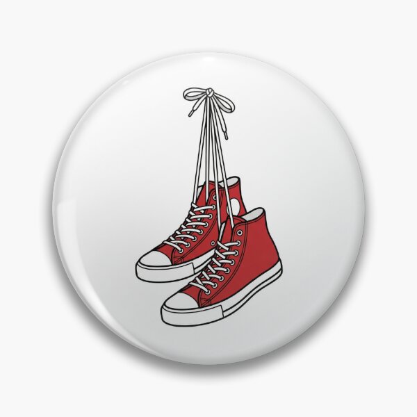 Item preview, Red High Top Sneakers Hanging by Laces designed and sold by Opal Aura .