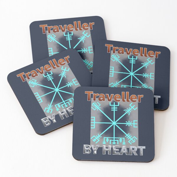 Item preview, Viking Compass Vegvisir Traveller By Heart Nordic Symbol designed and sold by Heal of Souls Designs .
