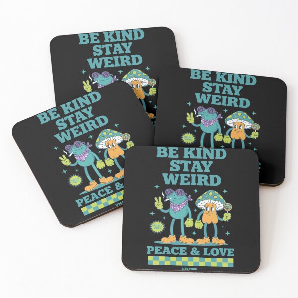 Item preview, Trippy Festival Be Kind Stay Weird Peace Love designed and sold by LuminOrb.