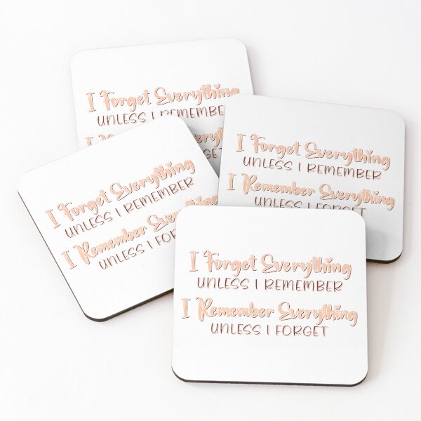 Item preview, Forget / Remember designed and sold by ThisNThatCrafts.