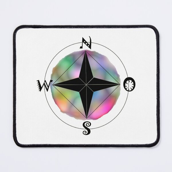 Item preview, Compass rose with rainbow disc designed and sold by creaphyl28.