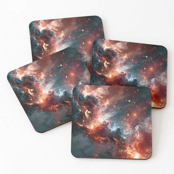 Item preview, Cosmic nebulae fire abstraction designed and sold by CosmicGlyph.