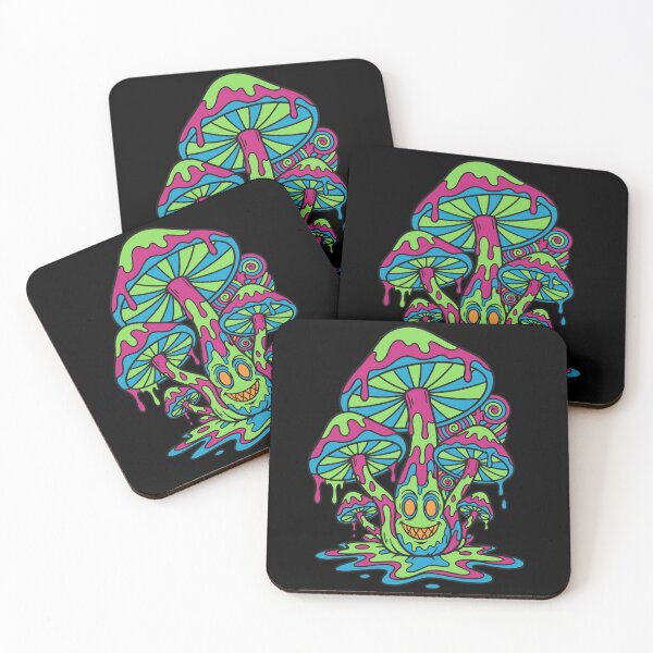 Item preview, trippy festival hippie mushroom tie dye rave designed and sold by LuminOrb.