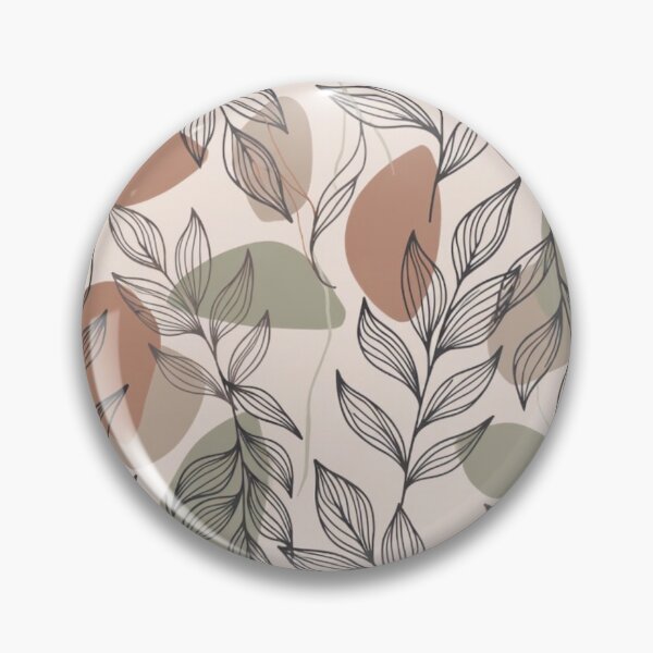 Artikelvorschau, Boho Botanical Line Art Pattern | Sage Green Abstract Leaves entworfen und verkauft von GalleryPeak.