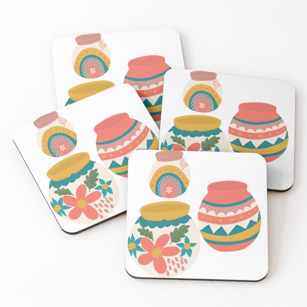 Item preview, Joyful Pots - Afrohemian Sunshine designed and sold by Vicci Lou Illustration .