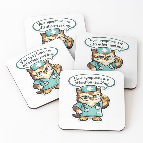 Item preview, Nurse Owl Sarcastic Medical Healthcare Worker Gift designed and sold by Gentlestate.
